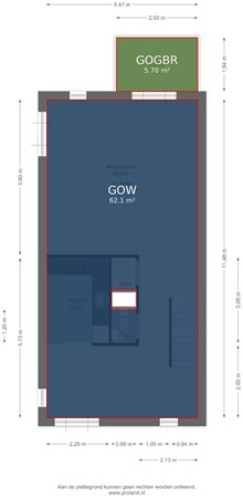 Floorplan - Van Speijkstraat 113, 2041 KM Zandvoort